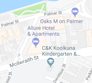 Allure Hotel and Apartments Map